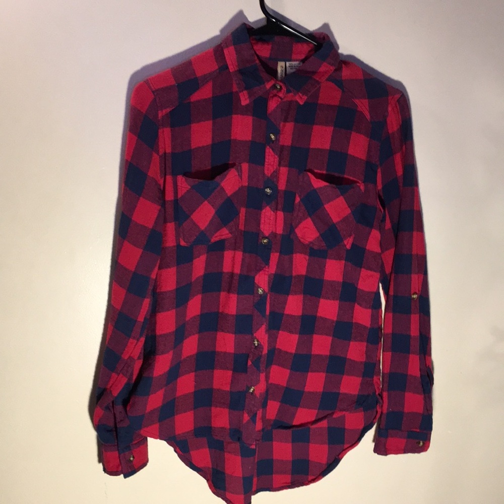 Flannel Button Up Shirt